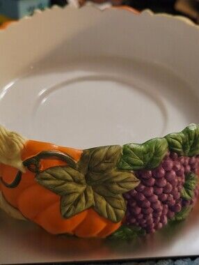Partylite Harvest Time 3-Wick Ceramic Candle Holder